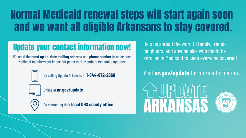 Update Arkansas Medicaid